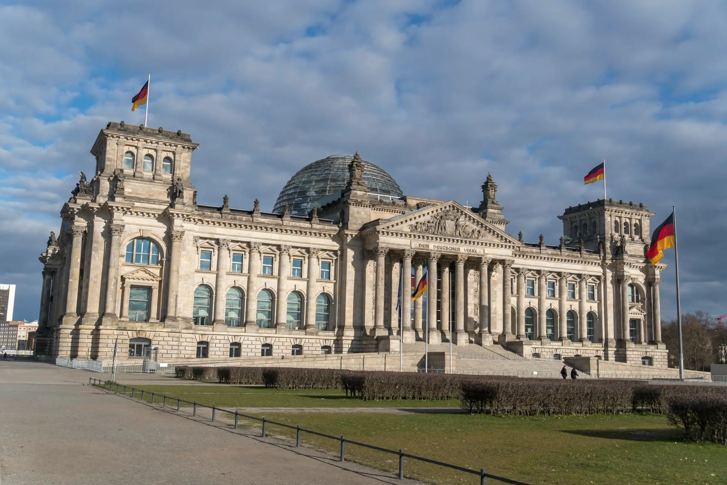 Das Reichstagsgebäude in Berlin, Sitz des Deutschen Bundestages.